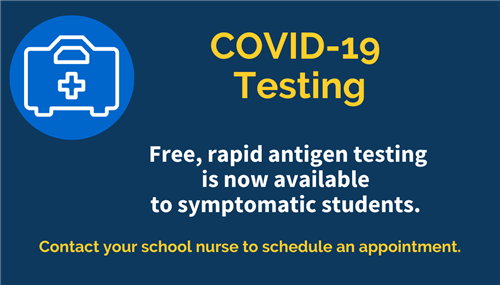 COVID-19 testing (free rapid antigen testing is now available)